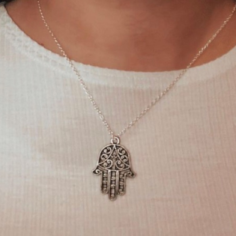 Hamsa necklace